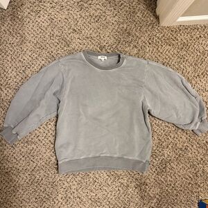 AGOLDE Thora 3/4 Sleeve Sweatshirt
